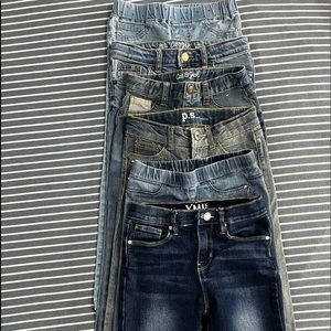 6pc Girl Jeans Size 6